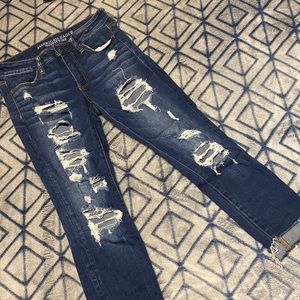 American Eagle Super stretch jegging crop jeans